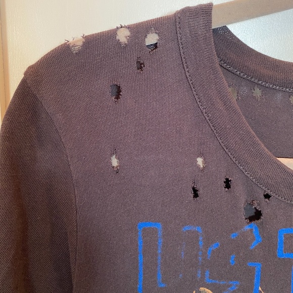 Chaser Tiger Paint Distressed Tee | XS - Picture 3 of 9